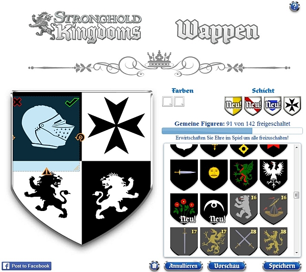 Stronghold Kingdoms Wappen
