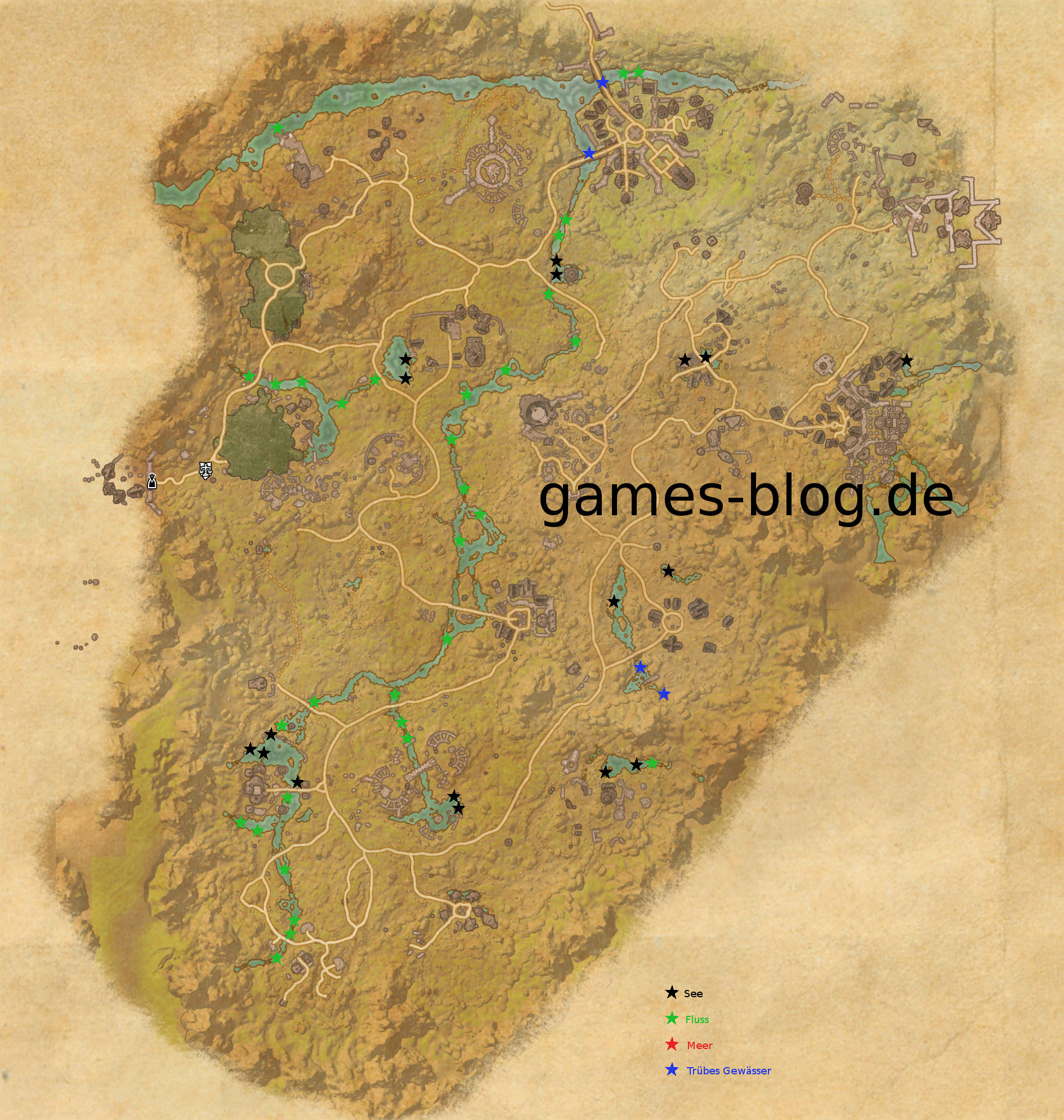 Elder Scrolls Online – Fischgründe in Schnittermark (Karte) – games-blog.de